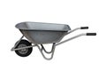 New Garden Metal Wheelbarrow Cart Isolated on White